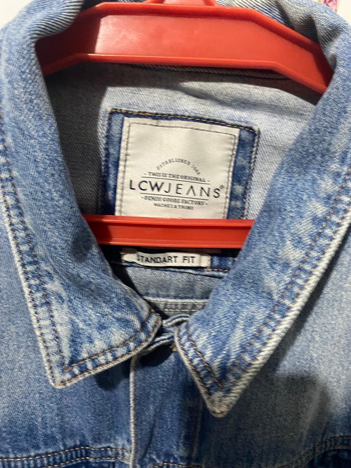 Düğmeli Kadın Mavi Kot Yelek - Görsel 3