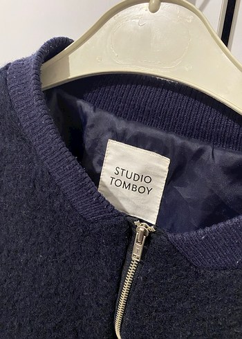 Lacivert Yün Maternity Ceket tomboyun orijinal ürünüdür - Görsel 2