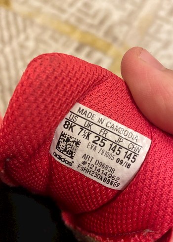 Kız Çocuk Pembe Cırt Cırtlı Spor Ayakkabı - Görsel 4