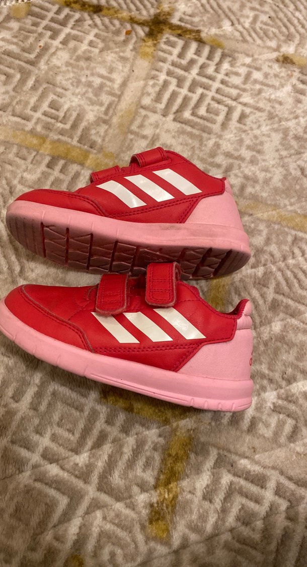 Kız Çocuk Pembe Cırt Cırtlı Spor Ayakkabı - Görsel 2