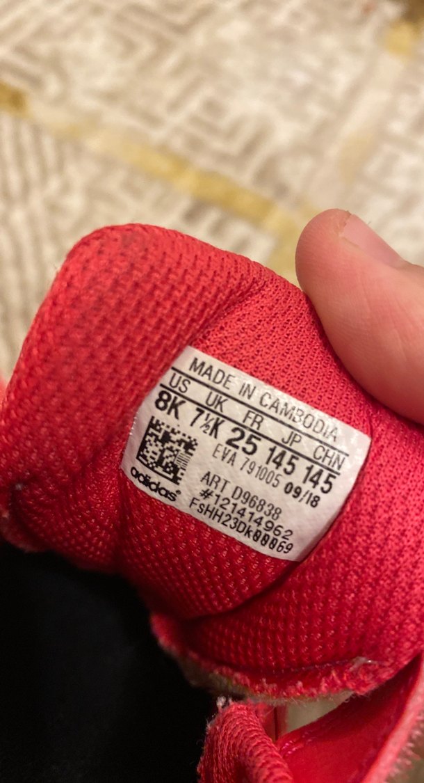 Kız Çocuk Pembe Cırt Cırtlı Spor Ayakkabı - Görsel 4