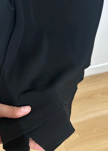 Siyah Kadın Kolsuz Midi Atlet - Görsel 3