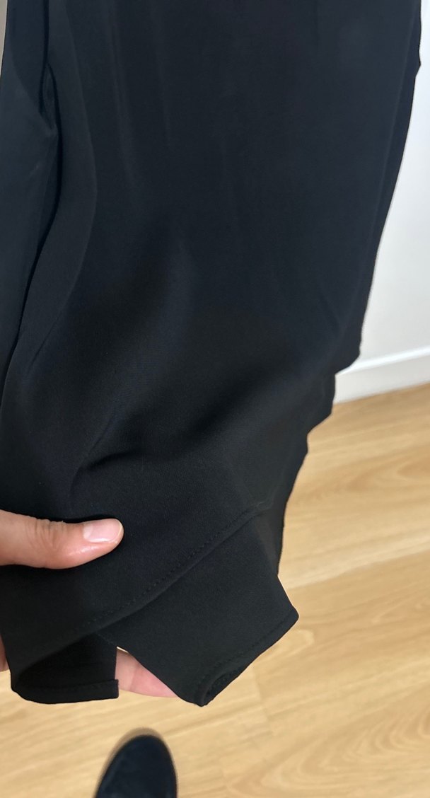 Siyah Kadın Kolsuz Midi Atlet - Görsel 3