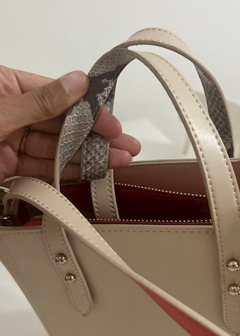 Zara Bej Deri Minimalist Kadın Çantası