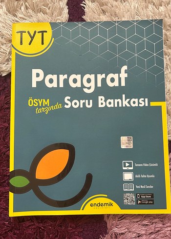 TYT Paragraf Soru Bankası Endemik