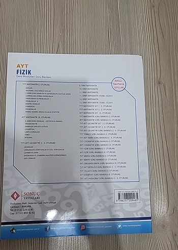 AYT Fizik DM Serisi Soru Bankası