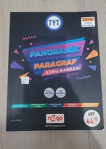TYT Panoramik Paragraf Soru Bankası 2024 yılı