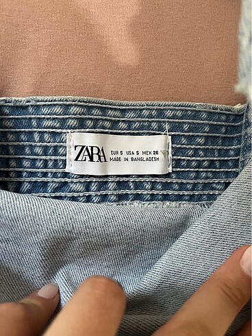 s Beden Zara jean elbise
