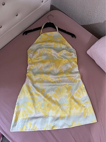 Zara elbise saten