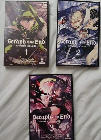Seraph Of the End Manga 1. 2. ve 3. Cilt