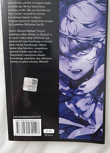  Seraph Of the End Manga 1. 2. ve 3. Cilt