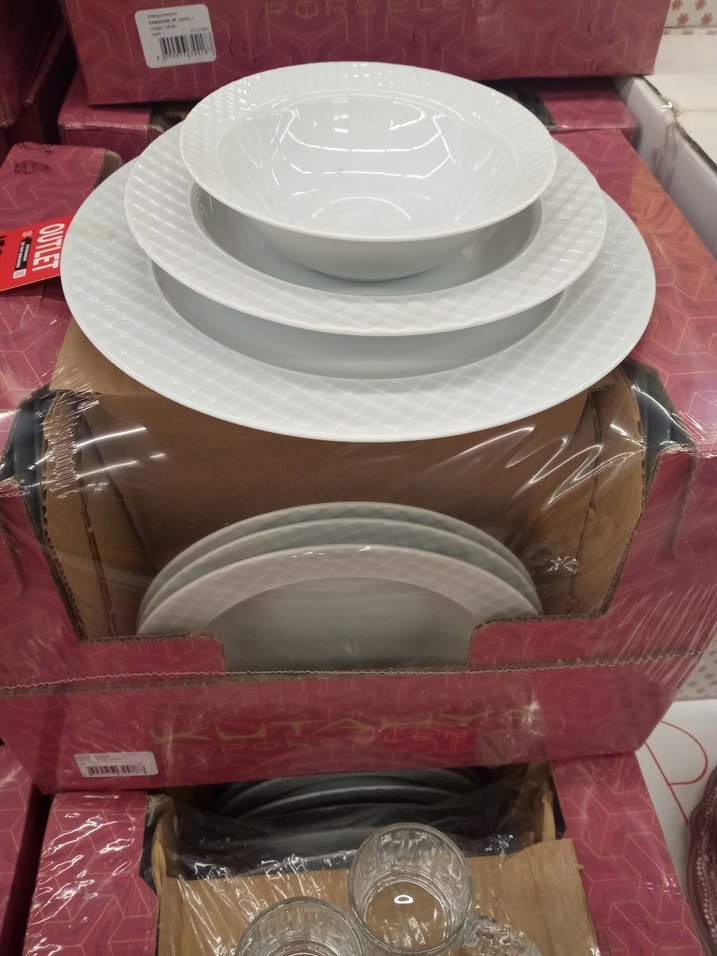 Beyaz Yuvarlak Yemek Tabakları Seti - Görsel 2