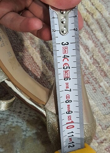 35 Beden altın Renk Abiye Ayakkabı