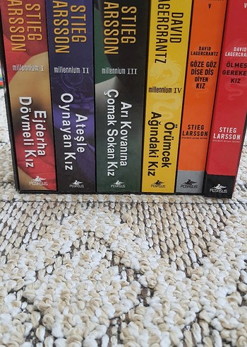 Stieg Larsson Millennium Serisi Roman Seti