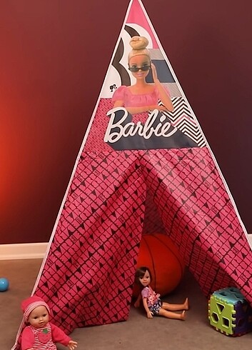 Barbie Lisanslı kızılderili oyun çadırı 