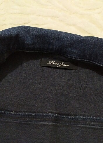 xs Beden lacivert Renk Mavi jeans bayan kot ceket
