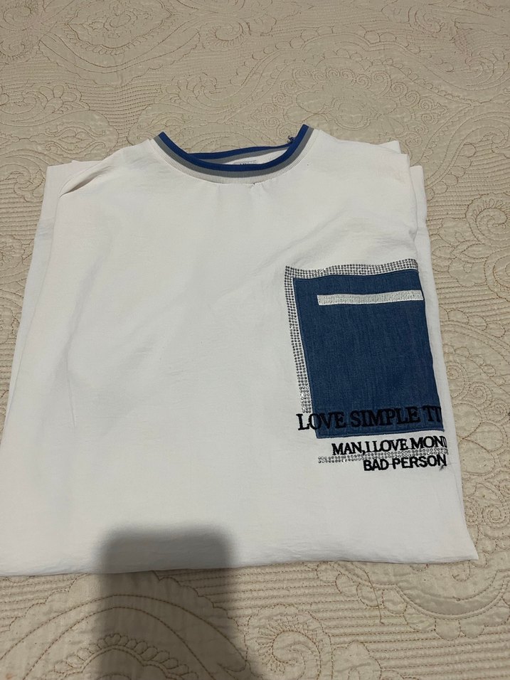 Kadın Beyaz Uzun Kollu Baskılı Sweatshirt - Görsel 3