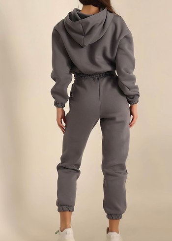 Gri Eşofman Takımı - Görsel 4