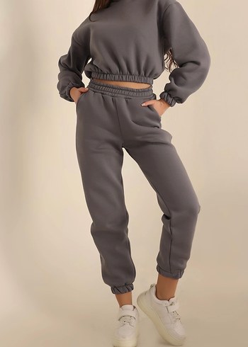 Gri Eşofman Takımı - Görsel 2