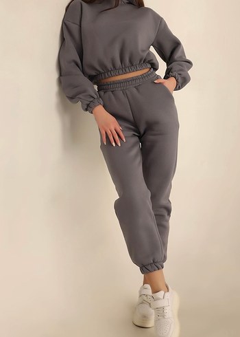 Gri Eşofman Takımı - Görsel 3