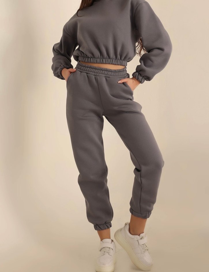 Gri Eşofman Takımı - Görsel 2