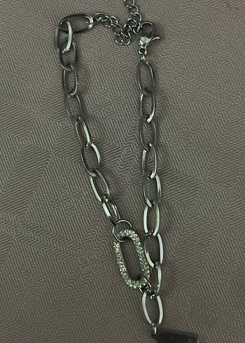 Zincir Düğüm Detaylı Harfli Bileklik - Görsel 2