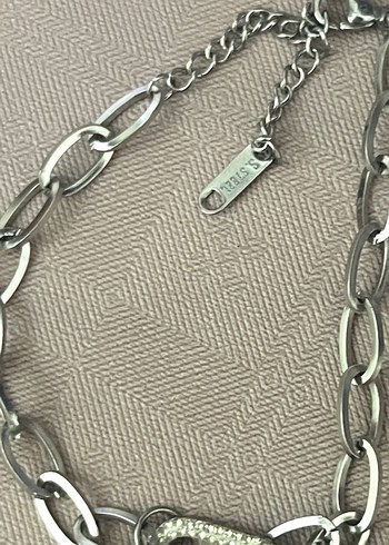 Zincir Düğüm Detaylı Harfli Bileklik - Görsel 3