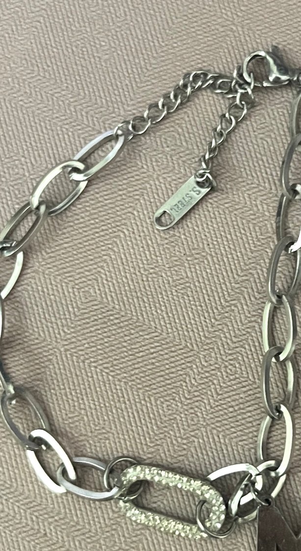 Zincir Düğüm Detaylı Harfli Bileklik - Görsel 3