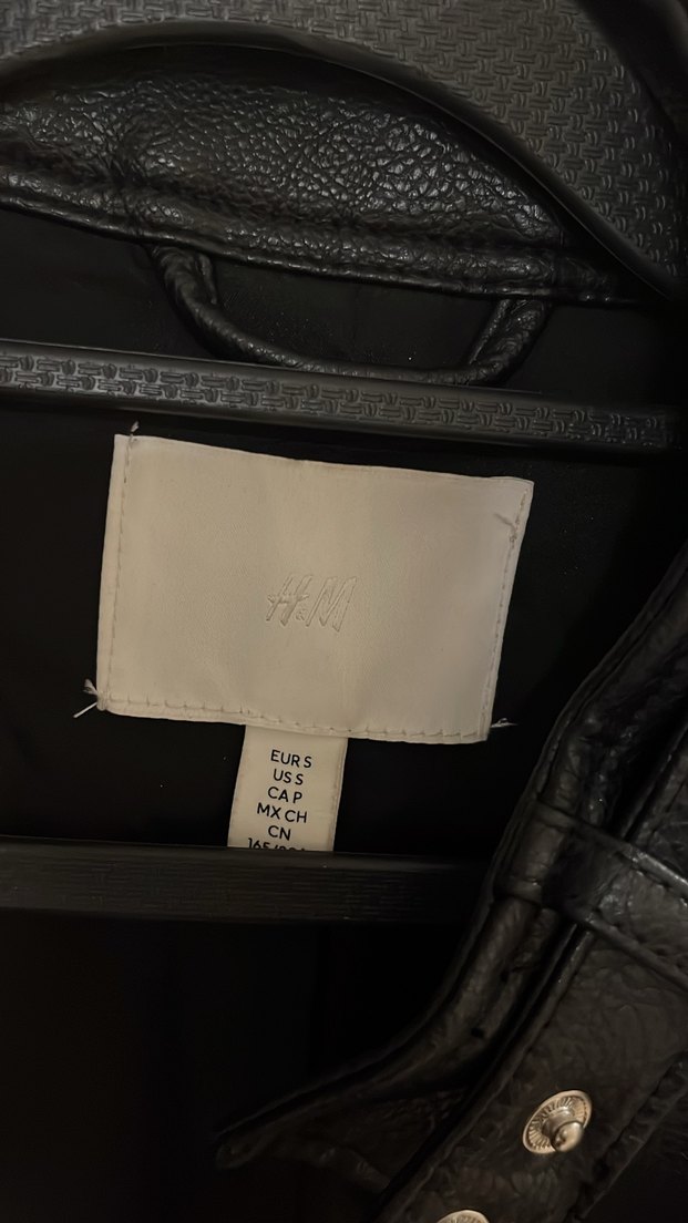 Siyah Deri Ceket Kadın - Görsel 2