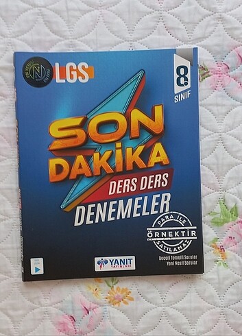 8.sınıf deneme kitabı 