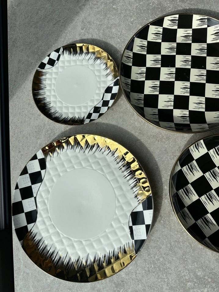 Damalı tabak - Görsel 5