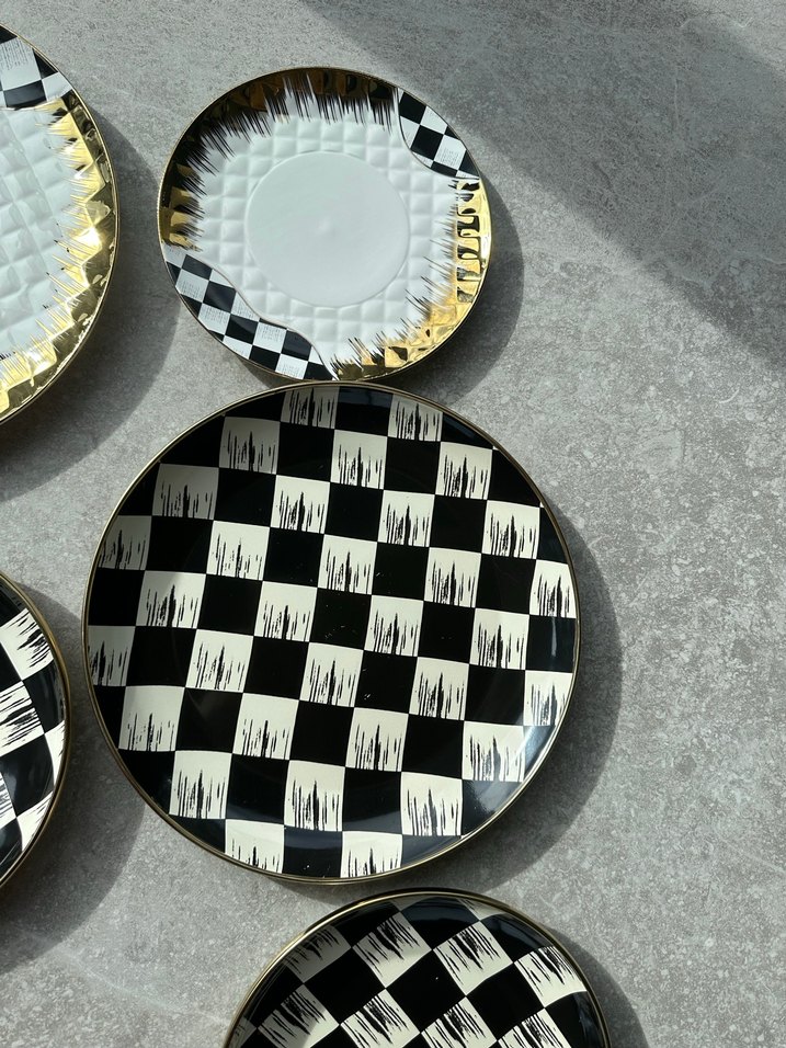 Damalı tabak - Görsel 4