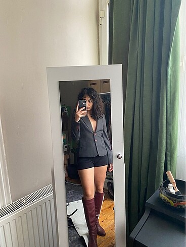 Vintage Bedeni saran Blazer Ceket - Görsel 2