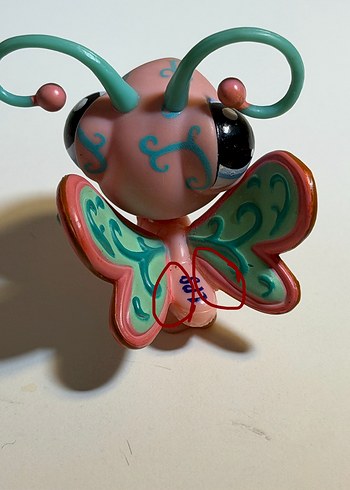 Pastel Pembe Kanatlı kelebek minis - Görsel 5