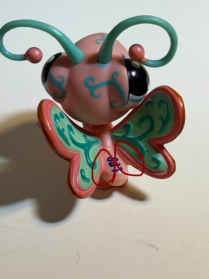 Pastel Pembe Kanatlı kelebek minis - Görsel 5