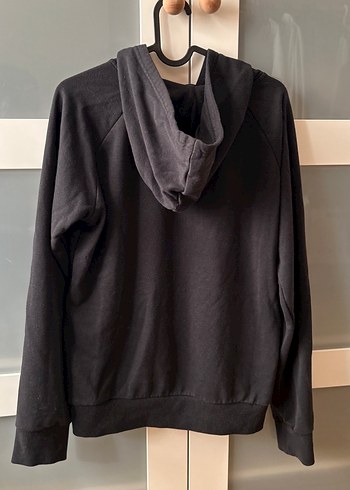 Hummel Siyah Hummel Baskılı Kapüşonlu Sweatshirt