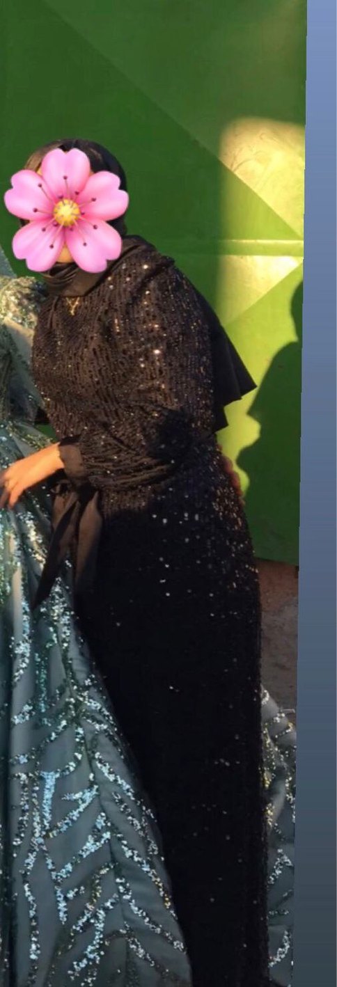 ful pullu boncuklu tesettur abiye - Görsel 3