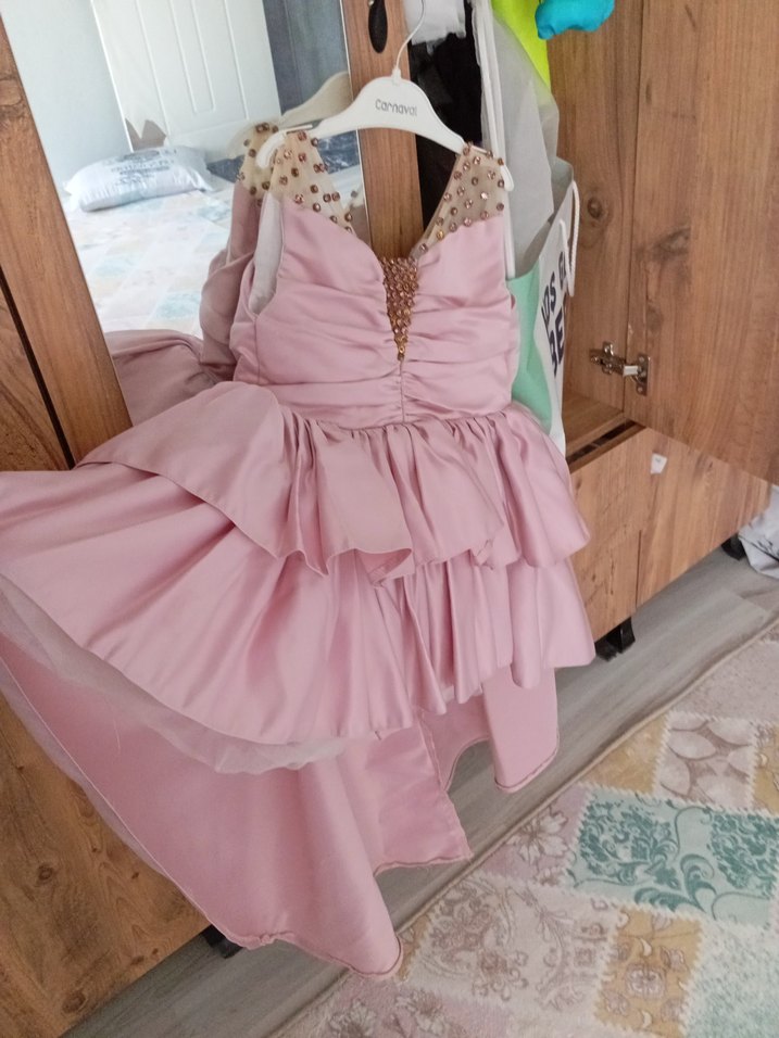 kız çocuk abiye gelinlik - Görsel 3