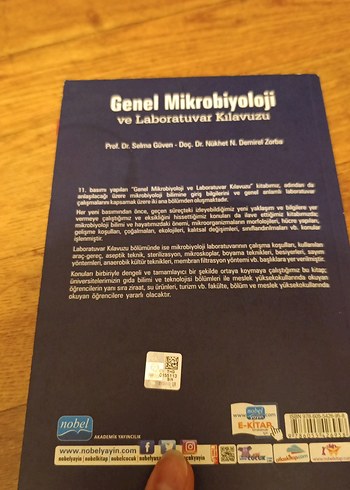 Genel Mikrobiyoloji ve Laboratuvar Kılavuzu Kitabı