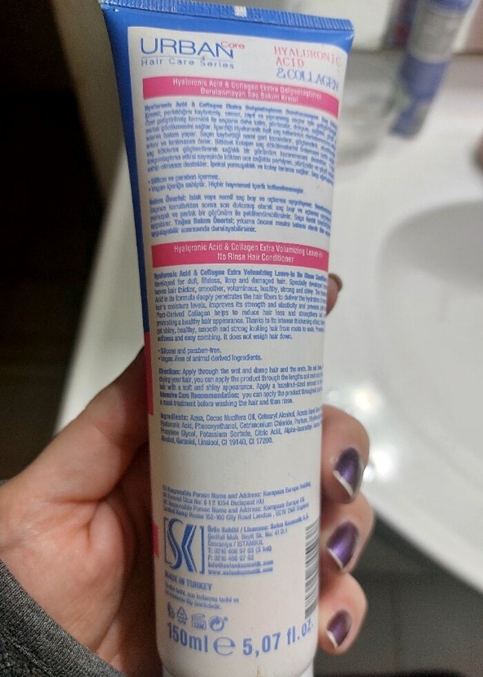 Urban Care durulanmayan saç bakım kremi - Görsel 3
