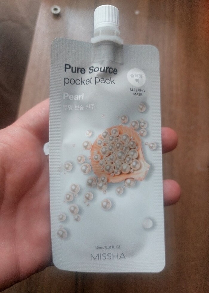 Missha uyku maskesi pearl - Görsel 2