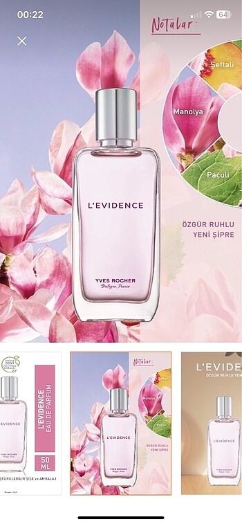 Yves Rocher Levidence parfüm