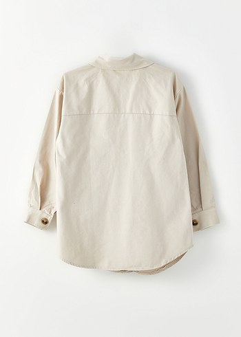 LC Waikiki LCW casual kadın Gabardin gömlek/ceket sonbahar~