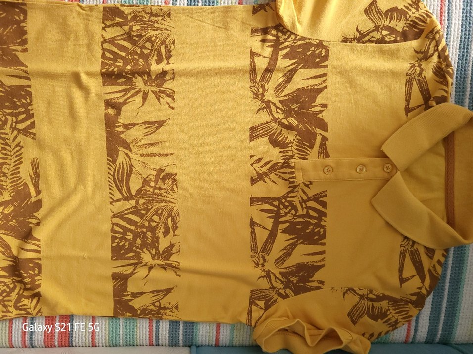 Limon company Sarı Renkli Desenli Kısa Kollu Polo Tişört - Görsel 2