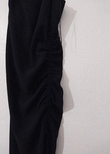 m Beden Siyah zara askılı elbise