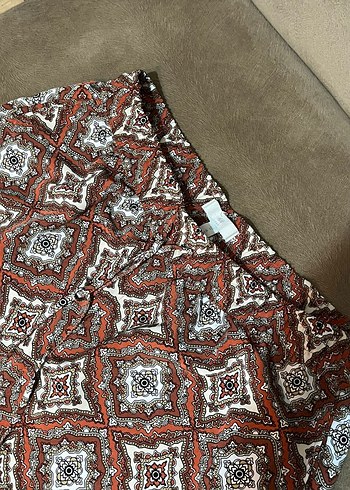 H&M Püsküllü ve Bağcıklı Bohem Kadın Kumaş Pantolon
