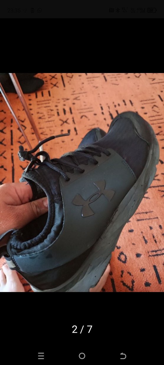 Siyah Erkek Spor Ayakkabı Under Armour - Görsel 2