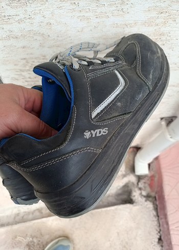 Gri Bağcıklı Erkek Outdoor Spor Ayakkabı iş ayak. 42 no - Görsel 6