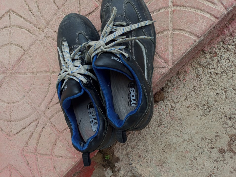 Gri Bağcıklı Erkek Outdoor Spor Ayakkabı iş ayak. 42 no - Görsel 5