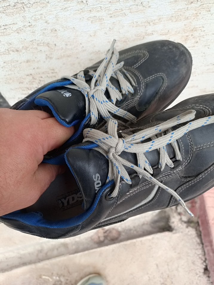 Gri Bağcıklı Erkek Outdoor Spor Ayakkabı iş ayak. 42 no - Görsel 3